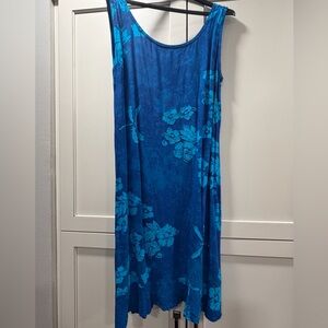 Bali Batiks hand painted beaded dress